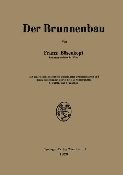 Thumbnail - Franz Bösenkopf | Der Brunnenbau | Taschenbuch | Deutsch | Paperback |