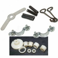 Neu Gas- & Gangschaltung Bush Roller Set FüR Lambretta Gp Li TV SX Rutscht