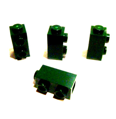 4 x LEGO  32952 City,Systemstein,Konverter in 1x2 earth green Neuware.