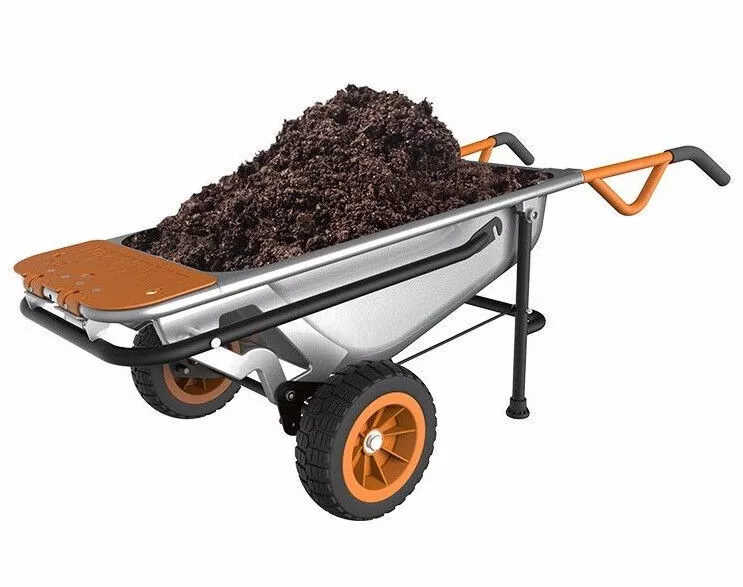 WG050 WORX AeroCart 8 in 1 All Purpose WheelBarrow Garden Yard Cart
