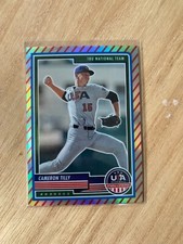CAMERON TILLY 2023 PANINI USA BASEBALL STARS & STRIPES STRIPES PRIZM #60