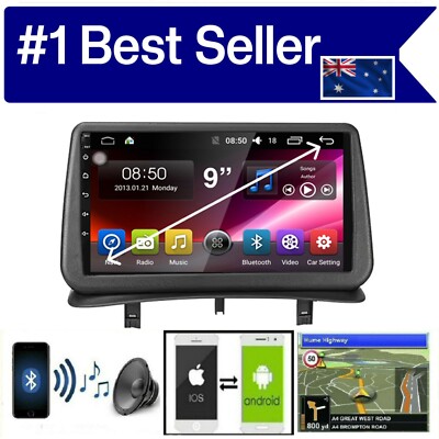 RENAULT CLIO 2008-2009 GPS APPLE CARPLAY ANDROID AUTO ODB DAB+ TPMS DVR CAMERA