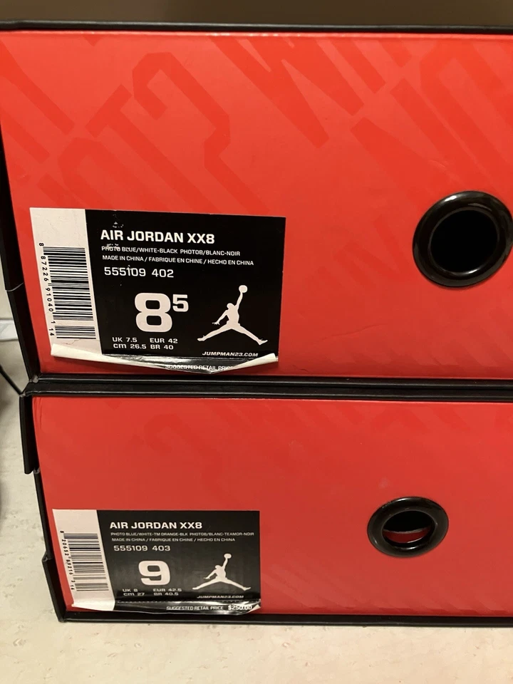 Jordan XX8 28 Russell Westbrook Pack - Tallas 8.5 9 y 9.5 con 2 Cajas - Raro  Foto 2 de 4