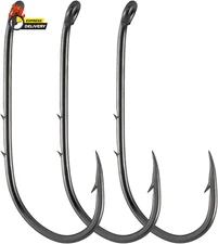 100 Pack Baitholder Fishing Hooks Walleye Rig Live Bait Hook High Carbon Steel B