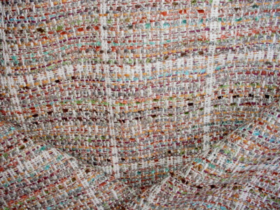 1-3/4Y Clarke & Clarke F1391 Sezane Multicolor Textured Plaid Upholstery Fabric