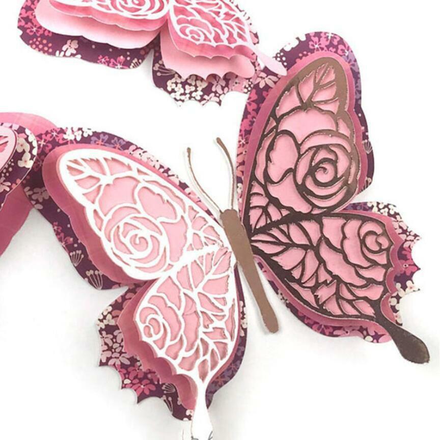 Lace Flower Butterfly Metal Cutting Dies Stencil Scrapbooking Embossing Template