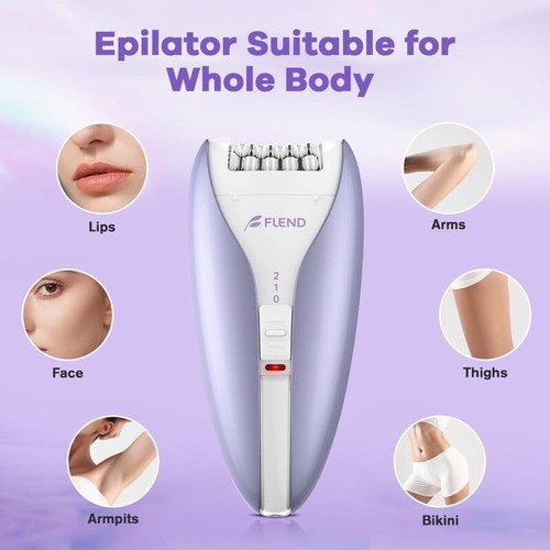 Epilator for Women, Face Epilator with 2-Speed, Quiet Facial Hair Remover for Wo - Picture 3 of 8