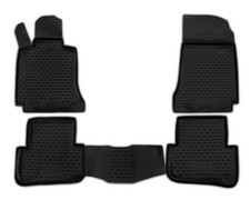 Gummifußmatten für Mercedes W204 C-Klasse 3D Passform Hoher Rand Gummimatten Gummifußmatten für Mercedes W204 C-Klasse 3D Passform Hoher Rand Gummimatten