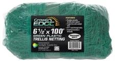 Grower's Edge Green Trellis Netting 6-1/2'x100' - Hydroponic Greenhouse Garden