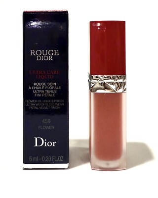 ROUGE DIOR FLOWER OIL LIQUID LIPSTICK VELVET FINISH 459 FLOWER NIB  0.20 oz