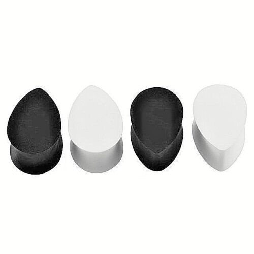 5mm - 24mm - 1pc Solid Silicone Stretcher Earring Flesh Tunnel Ear Plug Teardrop - Picture 1 of 1