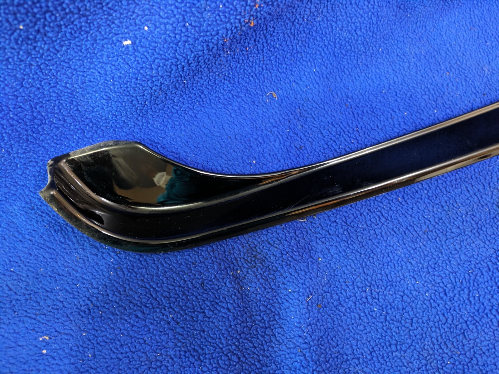 black Bentley Continental Flying Spur Rear Bumper Cover Finisher trim upper