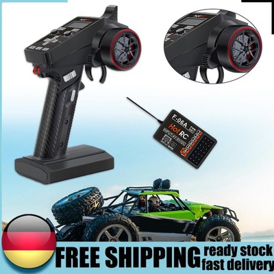 6-Channel RC Transmitter and Receiver 2.4G RC Controller for RC Car Boat Tanks