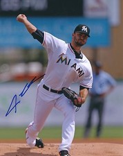 Autographed  8x10 JARRED COSART Miami Marlins  photo - COA 