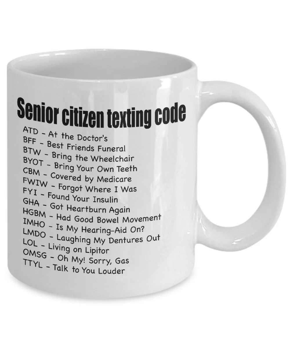 Gifts for Senior Citizens - Gifts for Elderly Men and Women - Texting Code