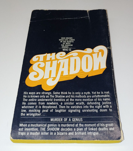 The Shadow Hidden Death Bantam 1970 - Picture 2 of 7
