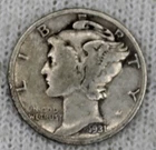 mercury dime 1931 S