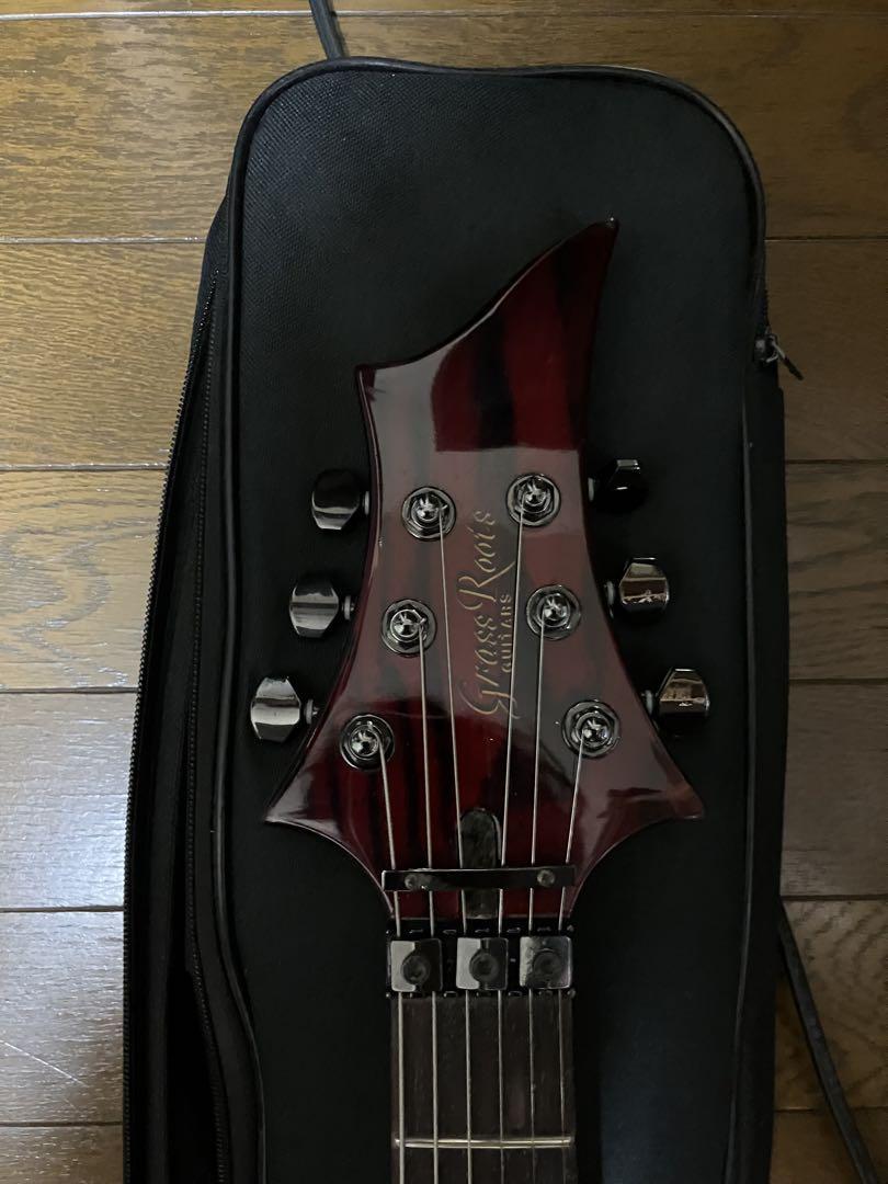 Grass Roots G-NH-70 NIGHTMARE Red W/Gig bag Electric Guitar