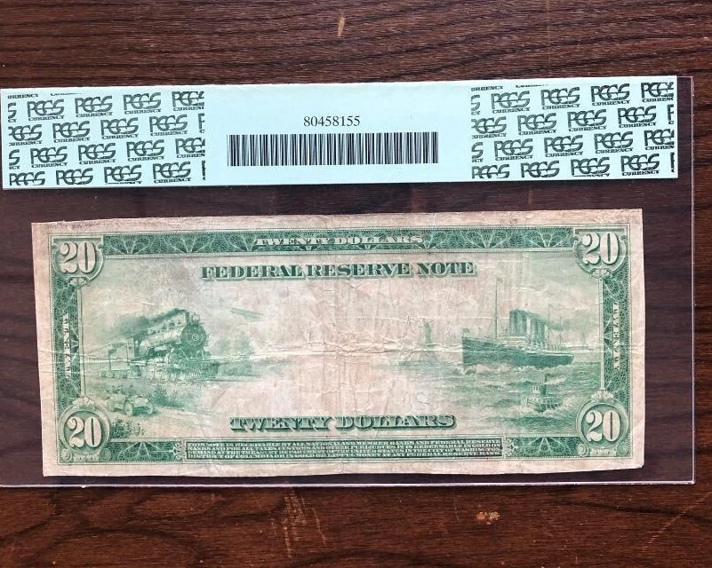 1914 $20 PCGS Fine15 - Image 2 of 2