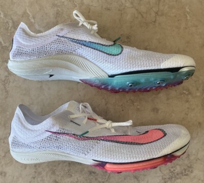 Nike Air Zoom Victory Track Spikes White Pink Blue CD4385-100