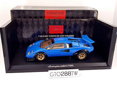 Kyosho 1:18 Lamborghini Countach LP500S Walter Wolf -Blue Kyosho 1:18 Lamborghini Countach LP500S Walter Wolf -Blue
