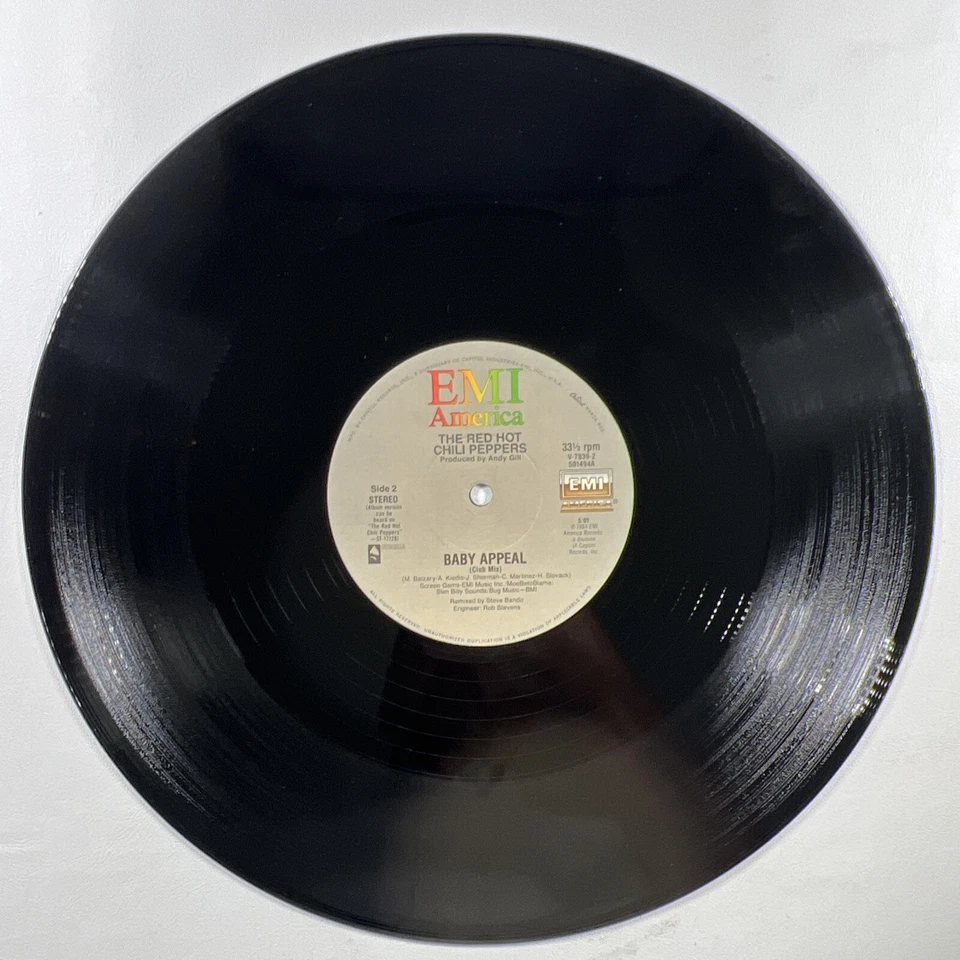Red Hot Chili Peppers “Get Up & Jump/Baby Appeal (Dance Mix)” LP/EMI (EX) Shrink Foto 4 de 4