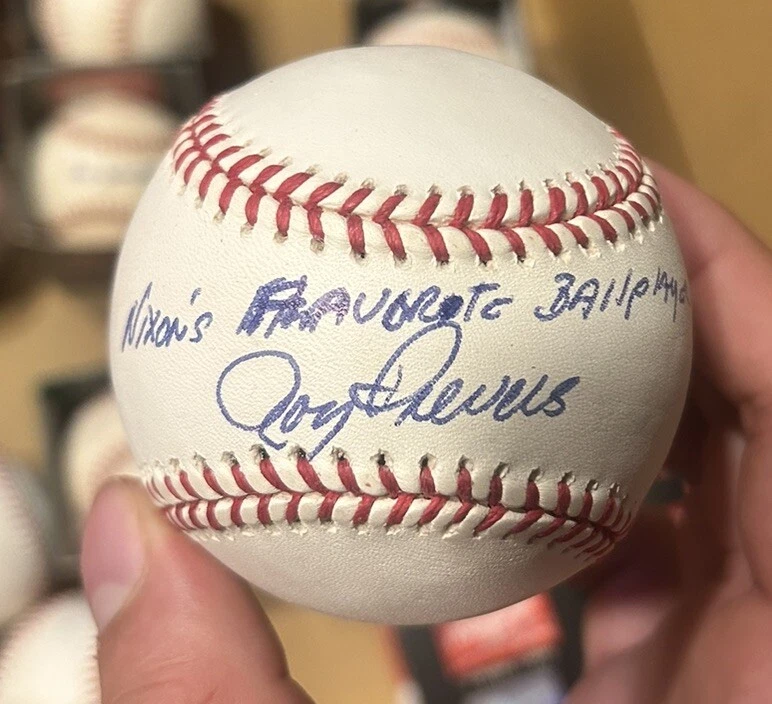Roy Sievers Signed Baseball With Nixons Favorite Ballplayer Inscription Rare - Image 2 of 4