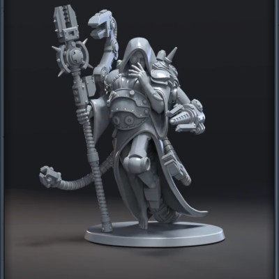 Engineering Priestess Tabletop 28mm Sci-Fi Grimdark Tech