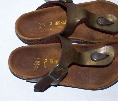a*i Birkenstock Gizeh Birko-Flor Kids L1/32 | eBay