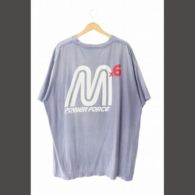 St. Michael SAINTMICHAEL 22SS SS TEE M6 Vintage Finish Crew Neck T  