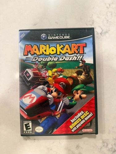 Mario Kart Double Dash GameCube CIB + BONUS DISK - Complete Tested Authentic