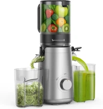Juicer Machines, 5.8" Wide Feed Chute Cold Press for Whole Slivery 