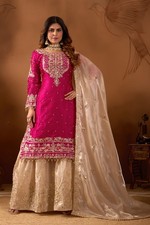 Bollywood Indian Heavy Bridal Anarkali Salwar Kameez Dress Party Pakistani Suit