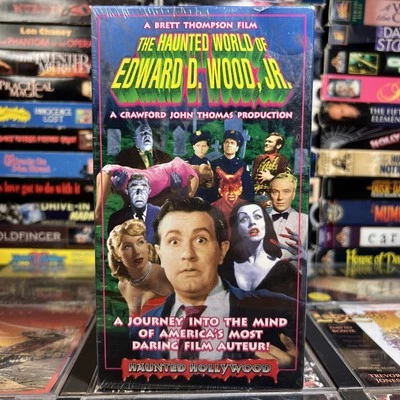 The Haunted World of Edward D Wood Jr 1997 VHS New Bela Lugosi Cult Documentary - Image 1 of 4