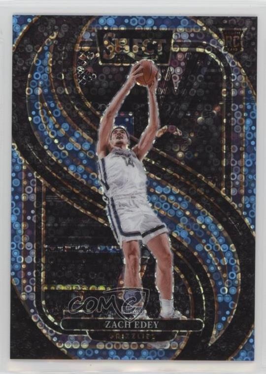 2024 Select Premier Level Light Blue Disco Prizm 94/99 Zach Edey Rookie RC 0m1w