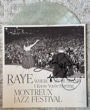 RAYE SIGNED WHERE IS MY HUSBAND MONTREUX JAZZ FESTIVAL VINYL - BECKETT COA