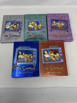 #ad #ad The Simpsons The Complete 1 5 Season DVD Collector’s Edition Box Sets $54.99