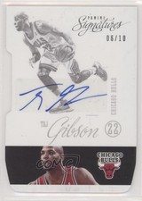 2012-13 Panini Signatures Die-Cut 6/10 Taj Gibson #135 Auto 0c3