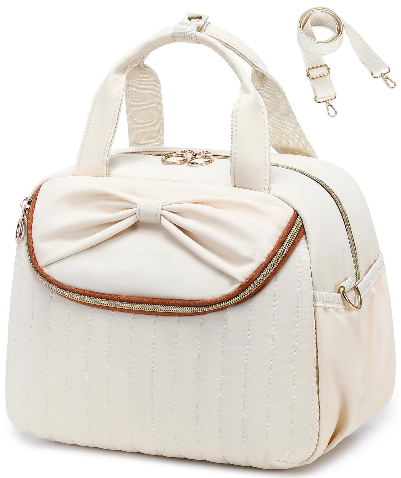 Lunch Box for Women, Large Insulated Lunch Bag with Shoulder Strap, Adult Lun...