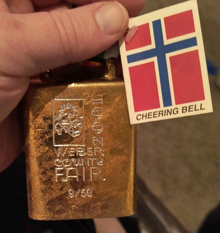 2001 Moen Bell From Weber County Fair Numbered 9 of 50