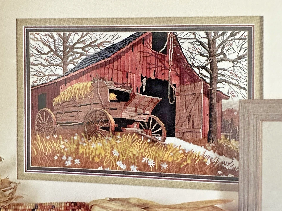 Stoney Creek Cross Stitch Booklet #303 SIMPLY COUNTRY ~ 5 designs~ Farm Bridge - Image 2 of 4