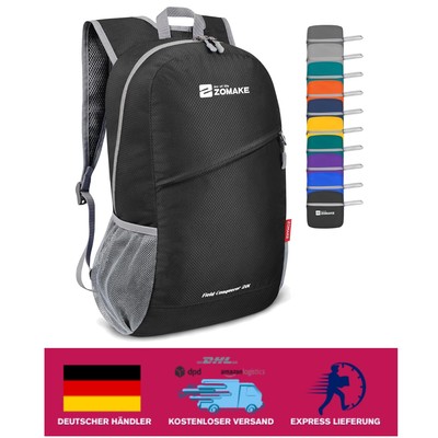 Vielseitiger Faltbarer Rucksack 20L    & Stilvoll für Outdoor, Reisen