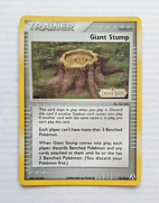 Pokémon TCG EX Legend Maker - Giant Stump 75/92 Reverse Holo Uncommon (2006) LP on eBay