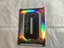 2010 Topps Finest Refractor  /75 Buster Posey (Letter O) # 162 Auto Rookie RC