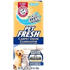 Eliminate Pet Odors with Pet Fresh 16.3oz Carpet Powder - OxiClean Boost