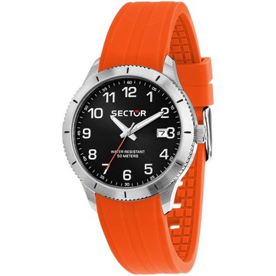 Wristwatch SECTOR 230 R3251578017 Silicone Orange Sub 100mt