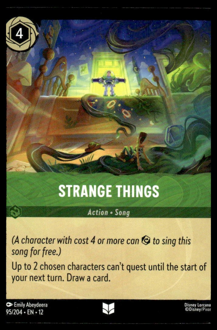 Strange Things 95/204 Uncommon Wilds Unknown Lorcana Near Mint