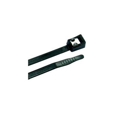 Ancor 199343 Standard Self Cutting Cable Ties, 6'' UV Black, 500/pk