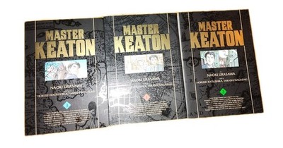 Master Keaton by Naoki Urasawa Manga Vol 1-2-3 Softcover English VIZ