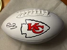 Patrick Mahomes Signed Kansas City Chiefs White Panel Football Fanatics COA
